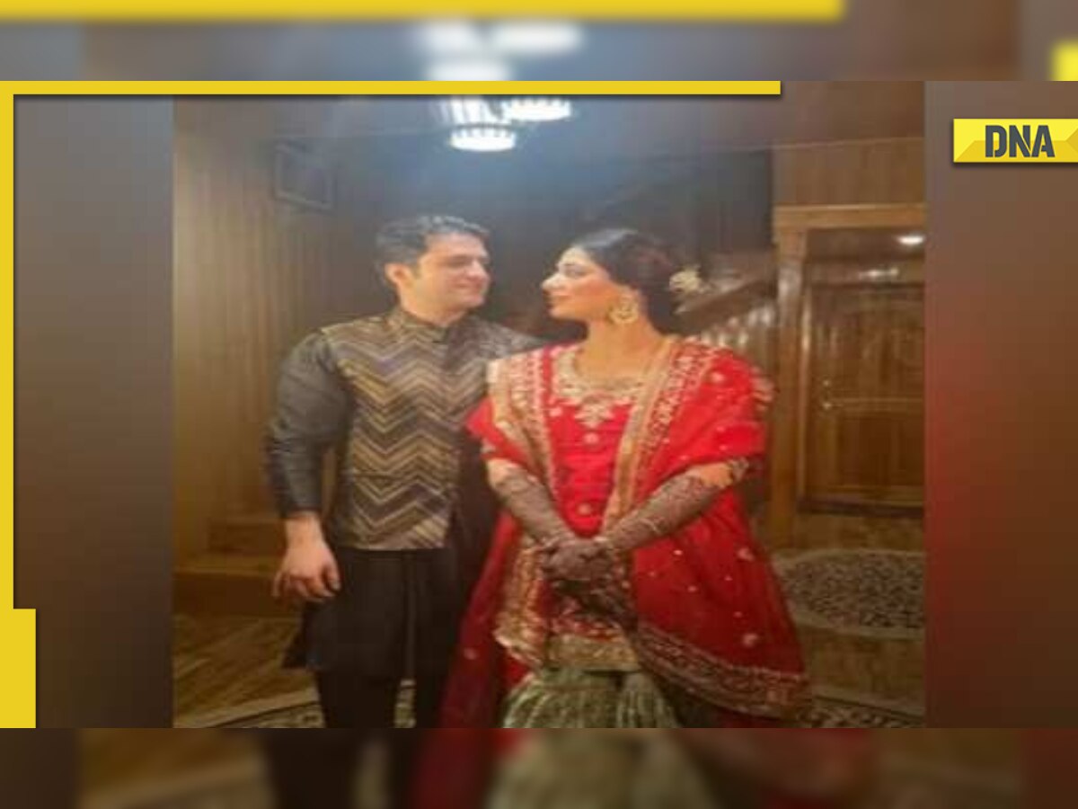 Tina Dabi's ex husband IAS Athar Aamir poses with wife Dr Mehreen Qazi in traditionals, netizens left swooning