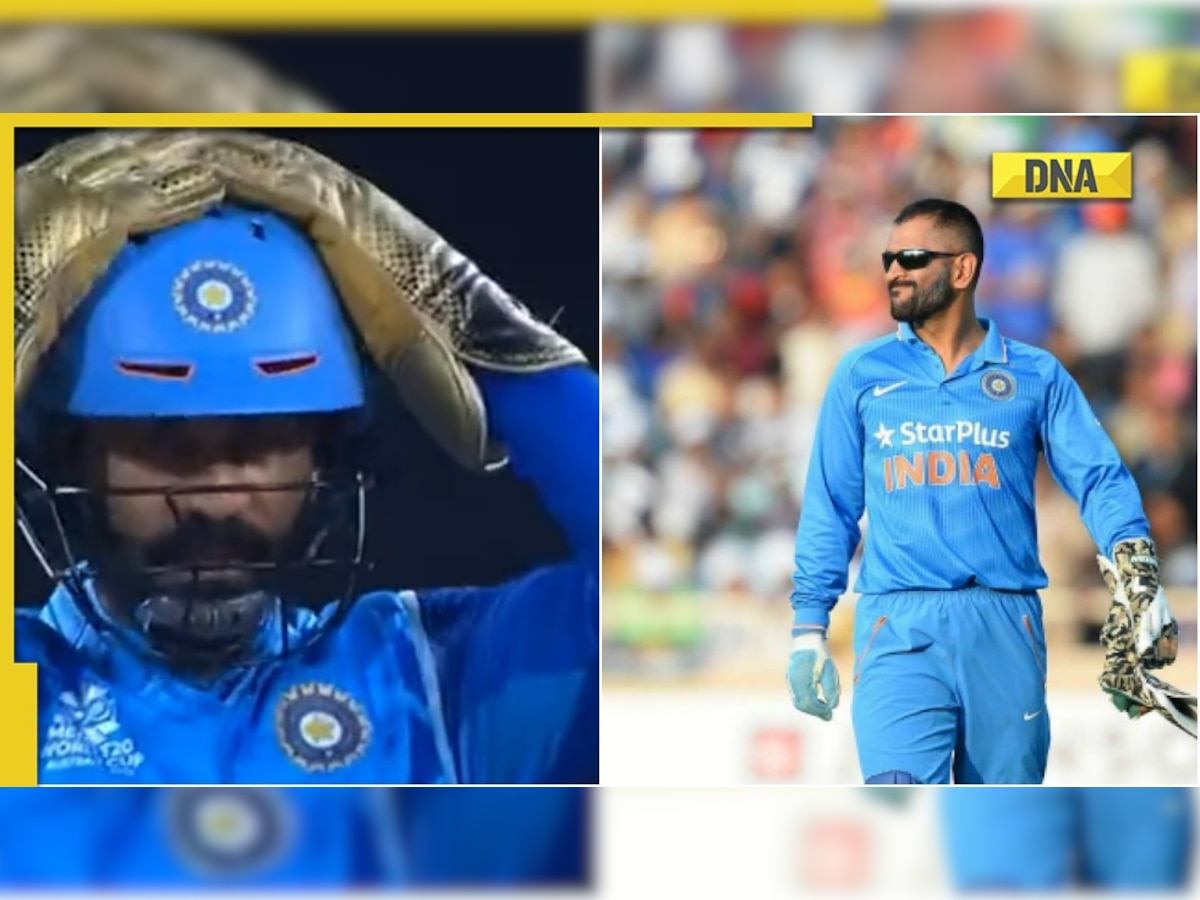 Watch: Fans chant 'Dhoni..Dhoni' after Dinesh Karthik misses stumping during India vs Netherlands