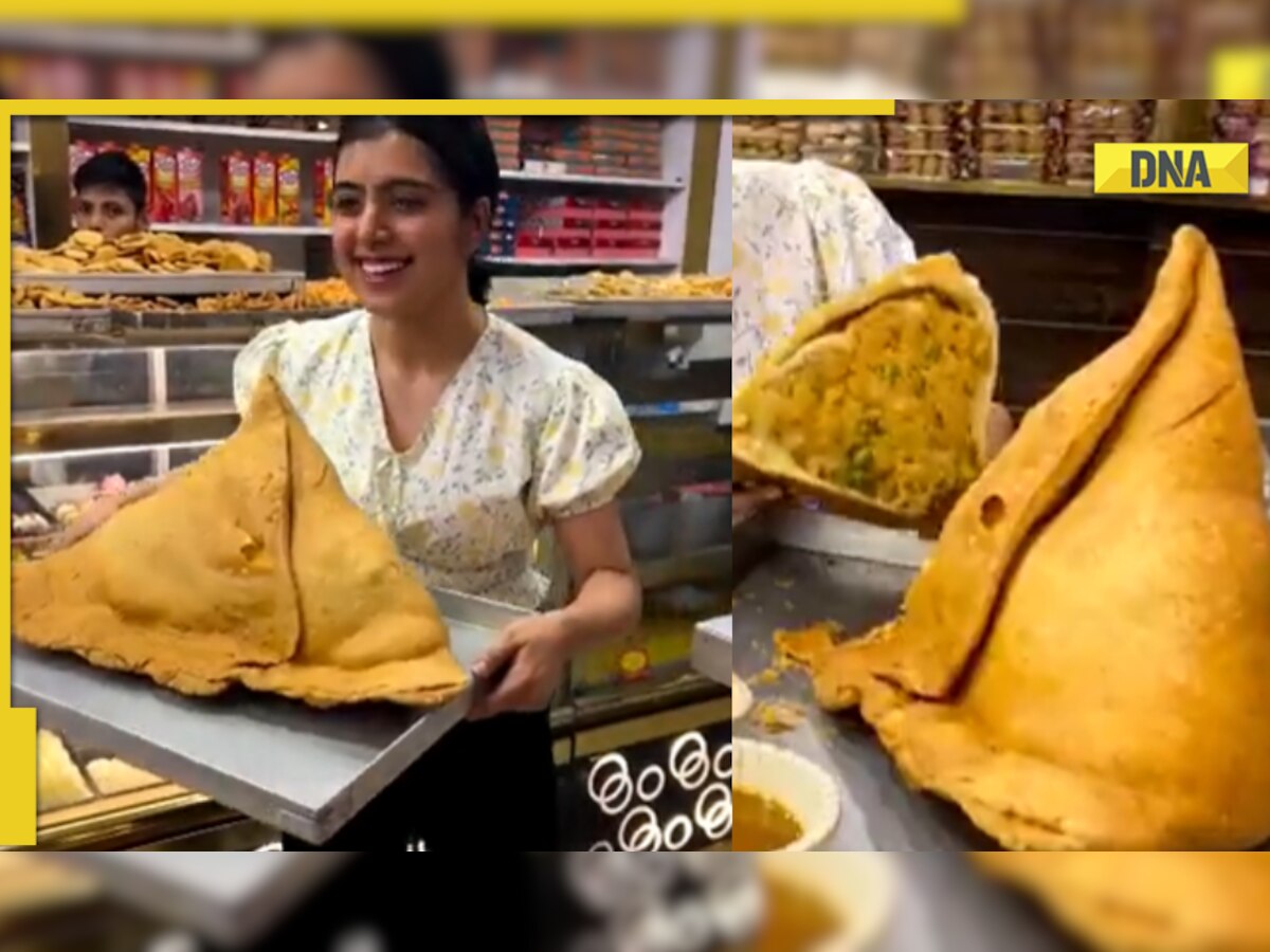 Viral video of 'Bahubali Samosa' stuns internet