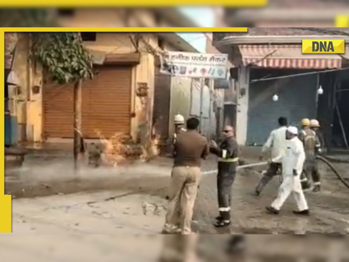 Uttar Pradesh: Massive fire breaks out after gas pipeline explosion in Moradabad