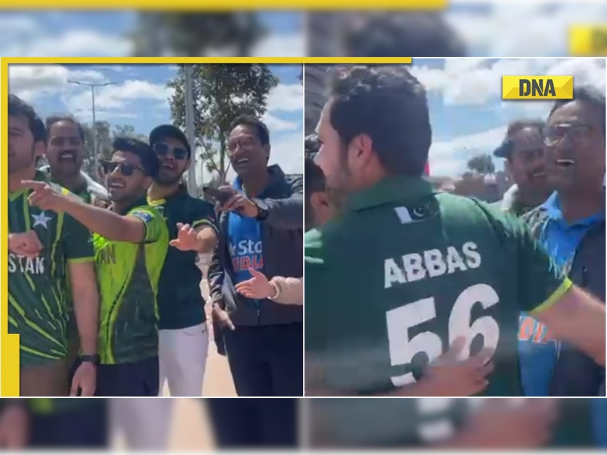 Pakistan fans sing 'Teri jeet meri jeet', along with India fans; watch heartwarming video