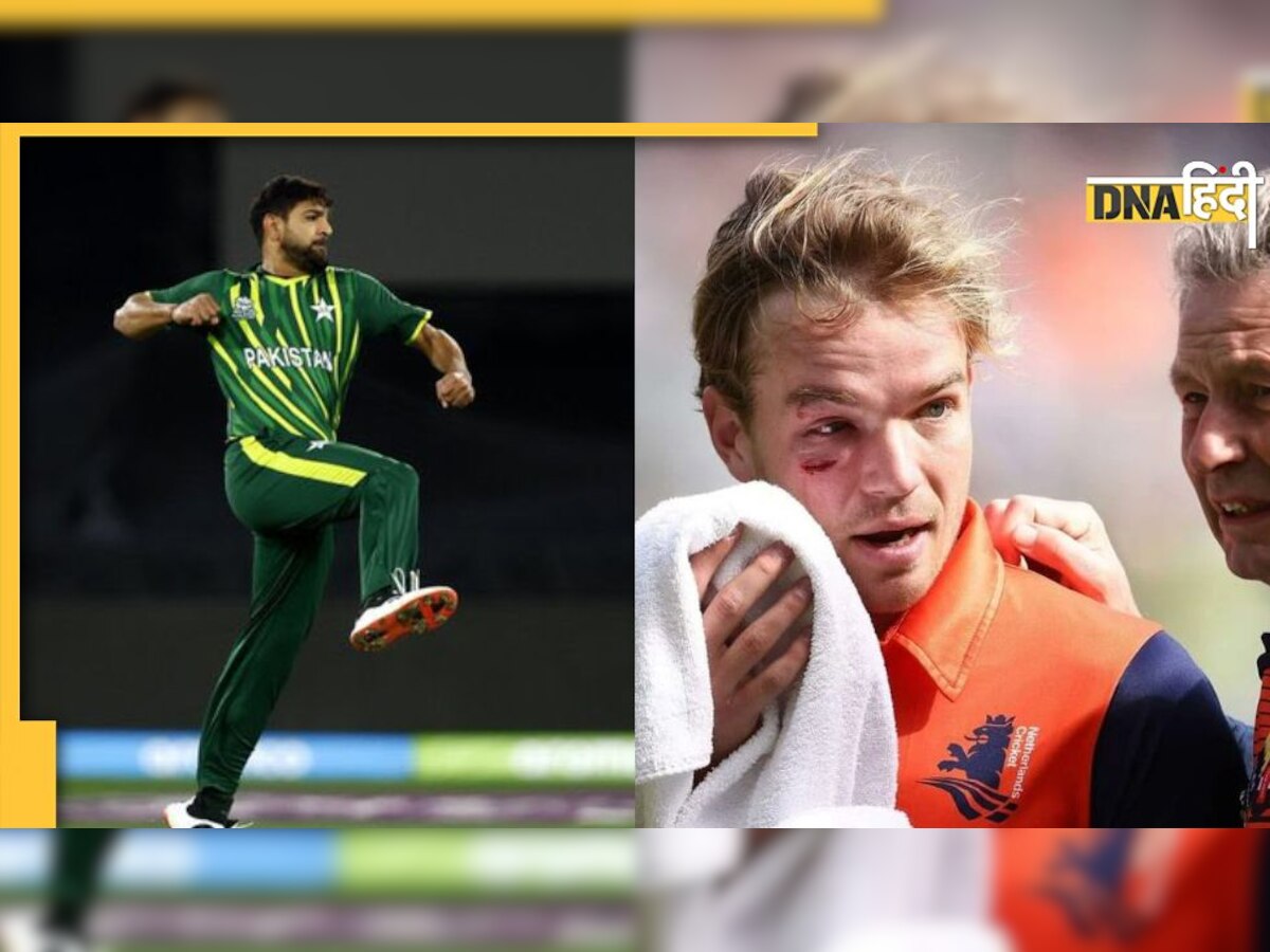 PAK vs NED: Haris Rauf की 'खूनी बाउंसर' सीधा लगी बल्लेबाज के मुंह पर, वीडियो देख रोंगटे हो जाएंगे खड़े