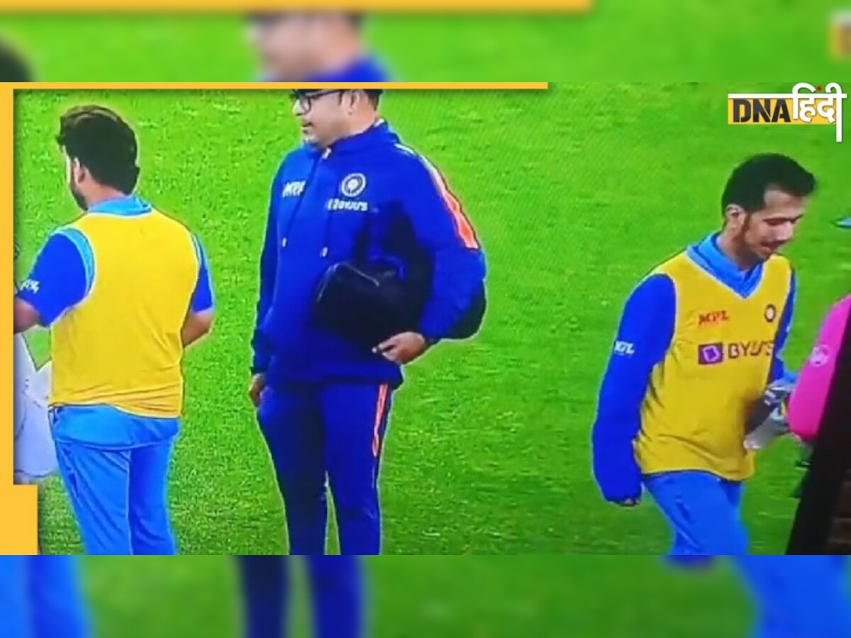 मैच के बीच अंपायर्स से मजे लेते हुए दिखाई दिए Yuzvendra Chahal, वीडियो हुआ वायरल