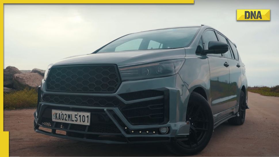 This custom Toyota Innova Crysta with Lamborghini Urus kit looks incredible