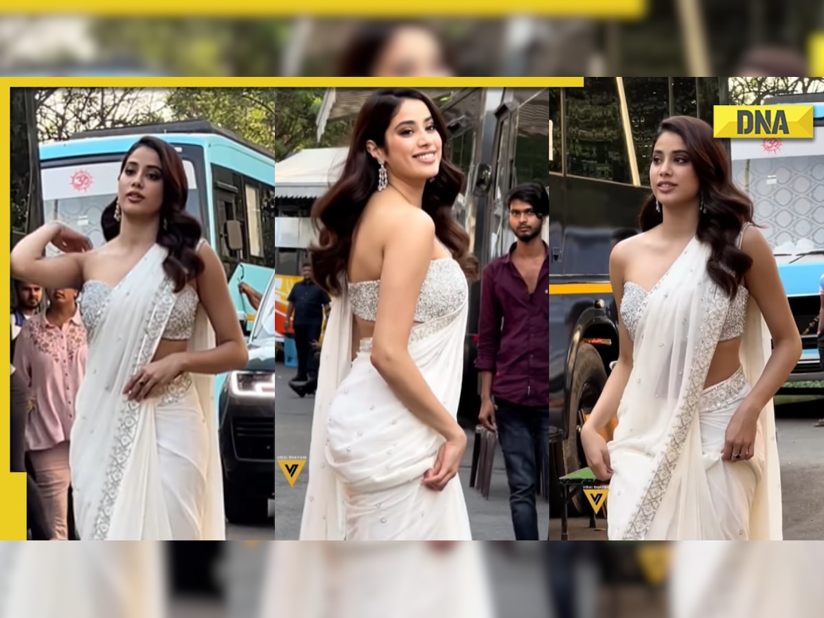 Mili star Janhvi Kapoor mesmerises fans in sexy white saree