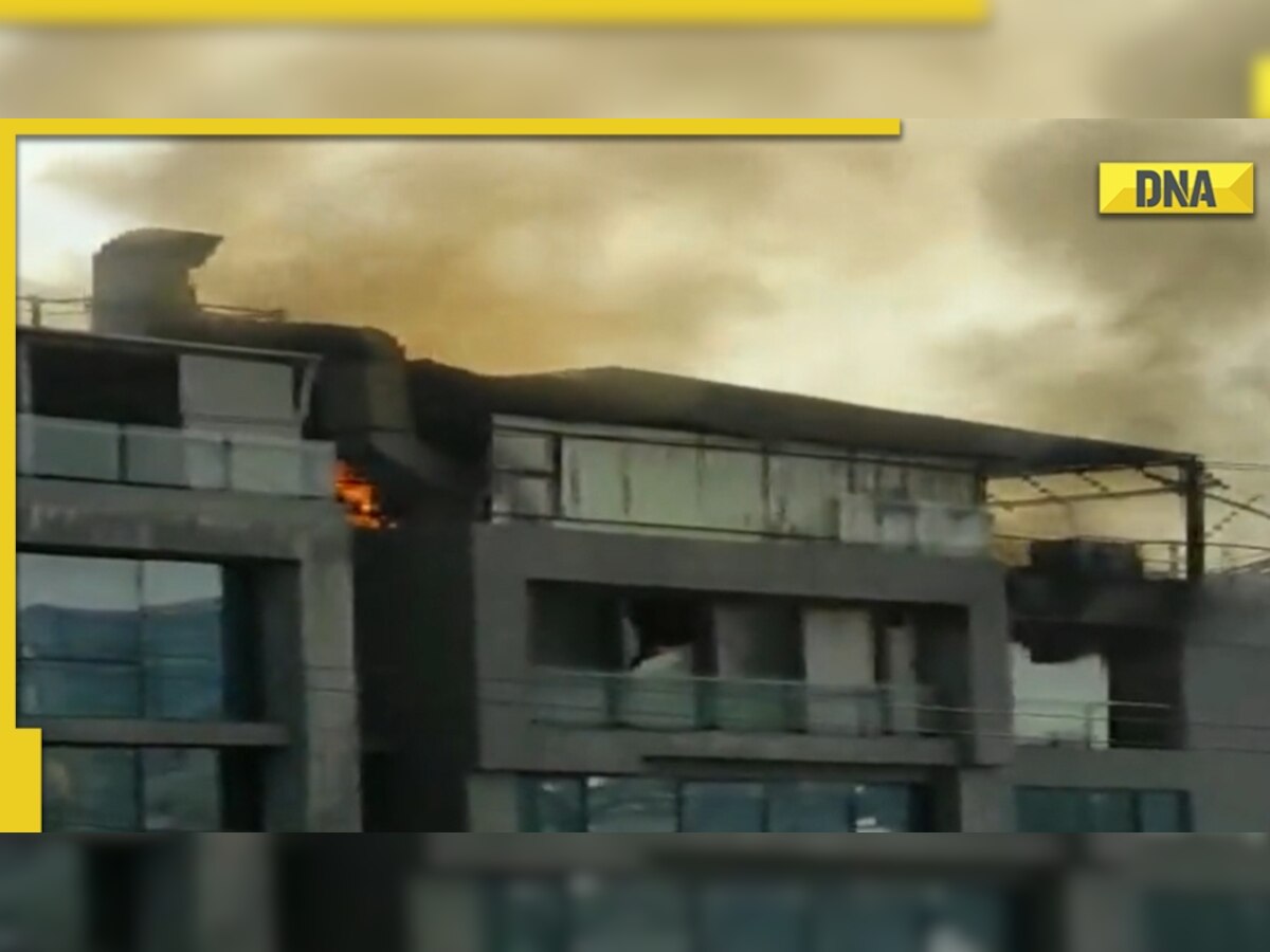 Massive fire breaks out at Vegeta restaurant in Pune’s Lulla Nagar, cause yet to be ascertained