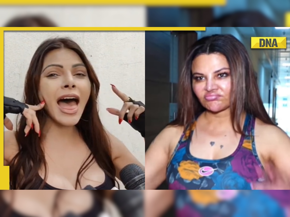 Rakhi Sawant Ka Sex - Sherlyn Chopra imitates Rakhi Sawant after she supports Sajid Khan, says  '31 kilo makeup lagaati hai'