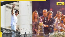 Shah Rukh Khan dances to Chaiyya Chaiyaa, Pathaan star cuts birthday cake with fans