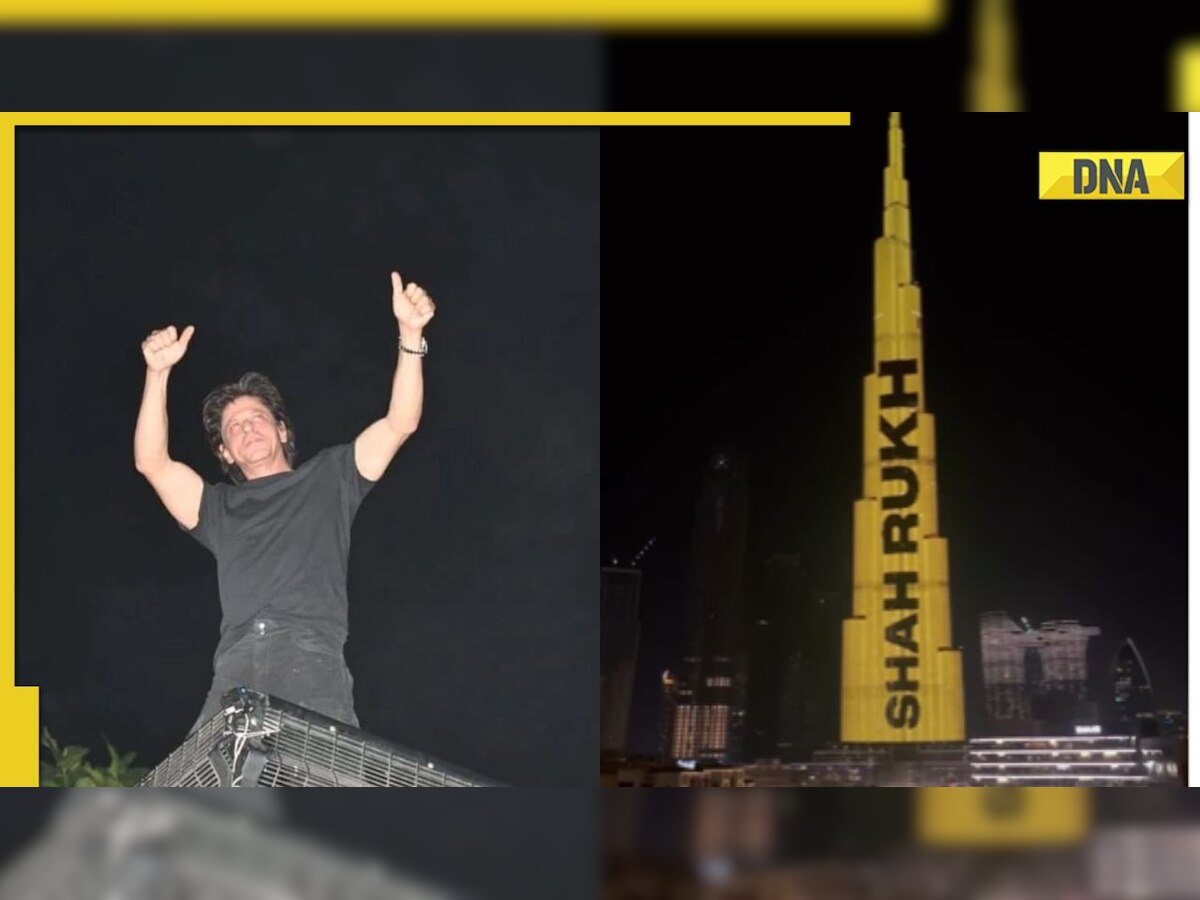 Burj Khalifa gets decked up in lights to celebrate Shah Rukh Khan's 57th birthday, video goes viral