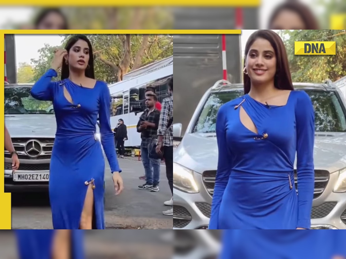 Janhvi Kapoor gets brutally trolled for her cut-out dress, netizens compare her to Urfi Javed 