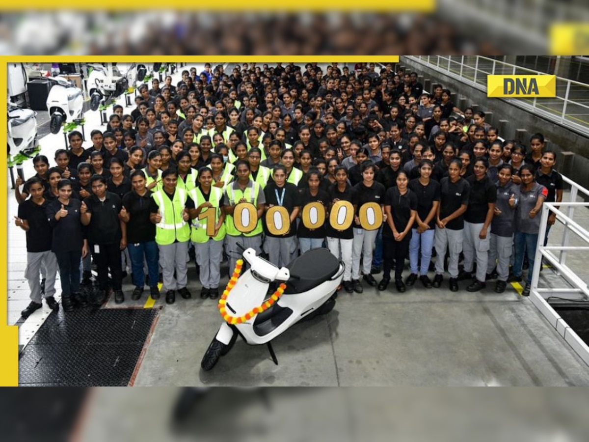 Ola Electric achieves new milestone, rolls out 1 lakh electric scooter in 10 months