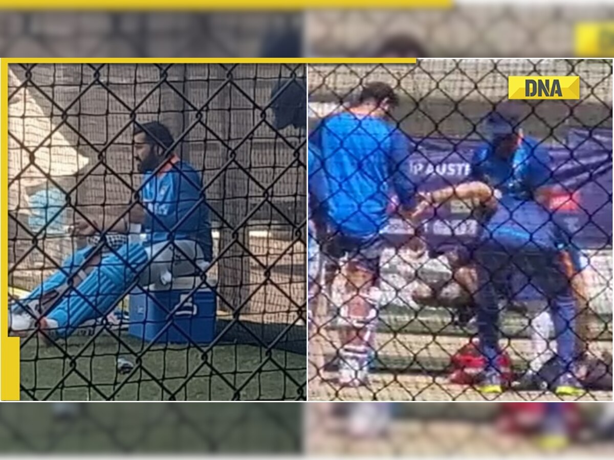 IND vs ENG: Injury scare for Team India as Rohit Sharma stops practice after getting hit on hand, watch