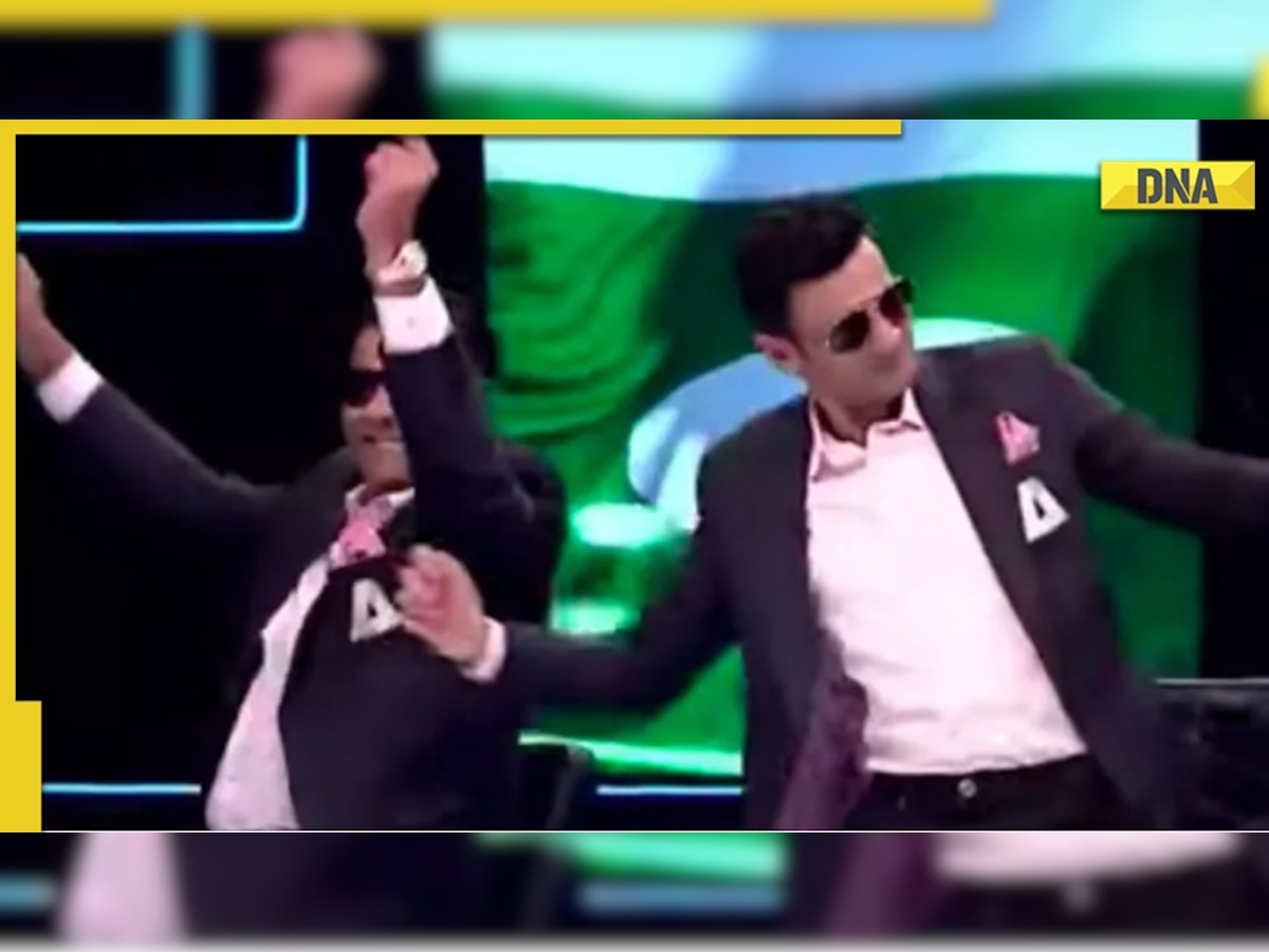 Watch: Wasim Akram, Shoaib Malik and Waqar Younis dance in TV Studio after Pakistan secures final berth of the T20 WC