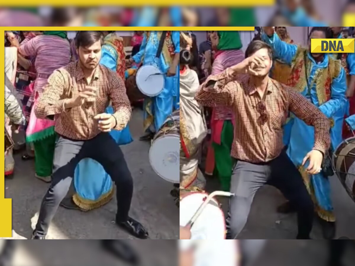 Man’s hilarious dancing moves in baraat goes viral, netizens say 'mauj kardi'