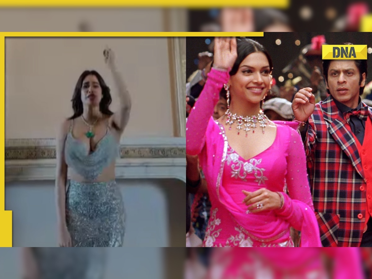 Janhvi Kapoor gives a hilarious twist to Deepika Padukone's Om Shanti Om scene