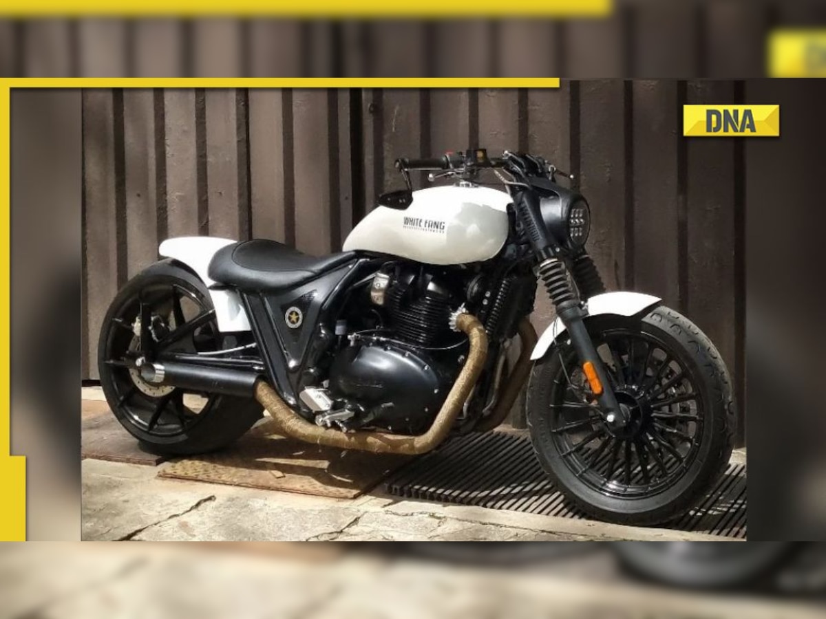 Royal Enfield Interceptor 650 modified to look like an absolute street racer