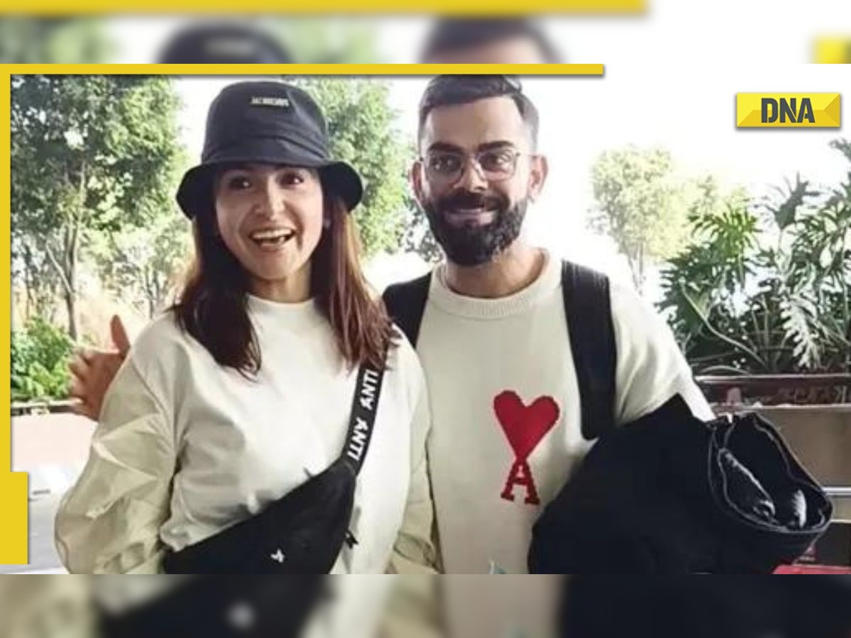 WATCH: Virat Kohli, Anushka Sharma twin in black and white as they reach Mumbai airport