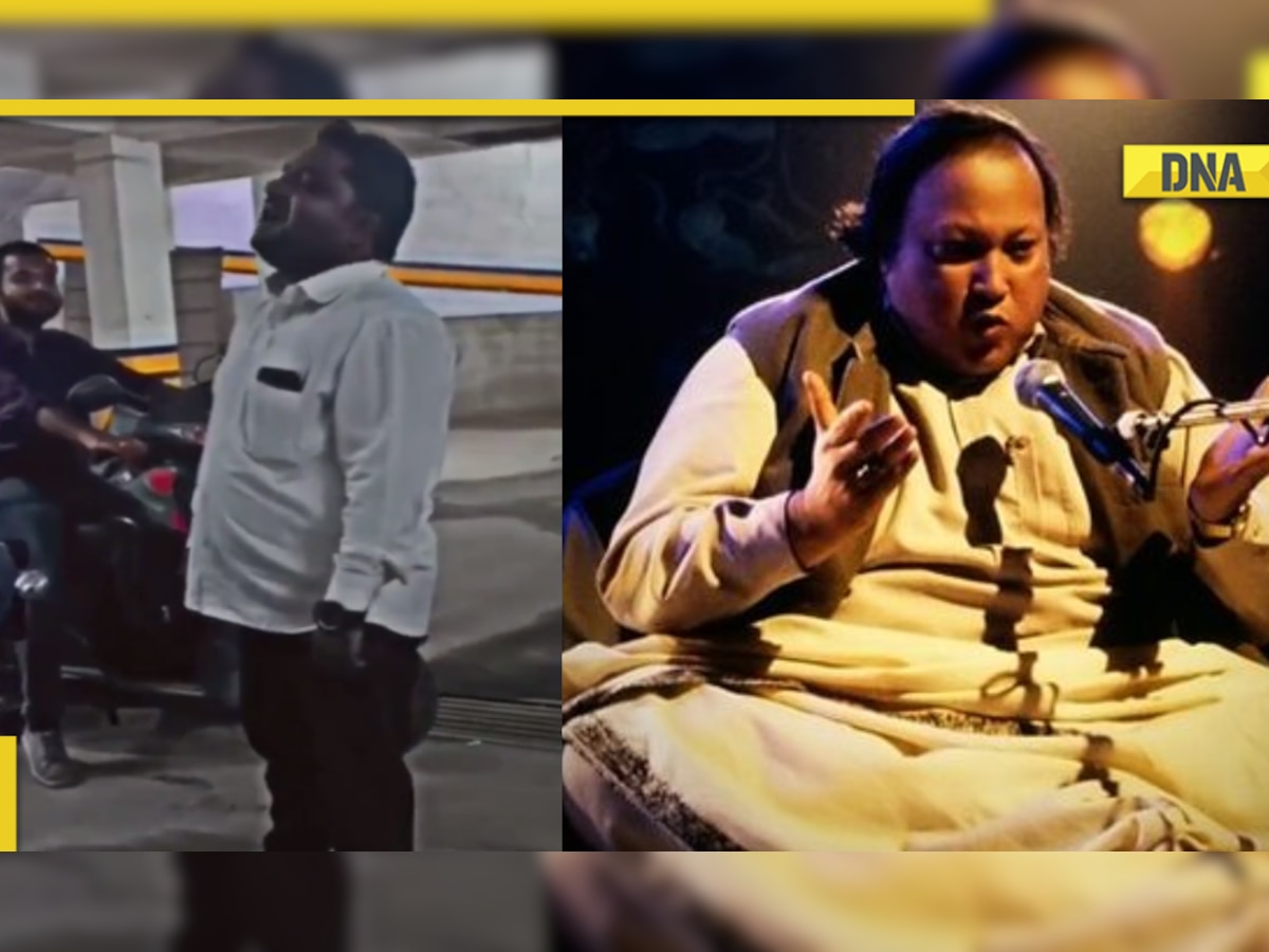  Man sings melodious rendition of Nusrat Fateh Ali Khan's 'Yeh Jo Halka Halka', video goes viral