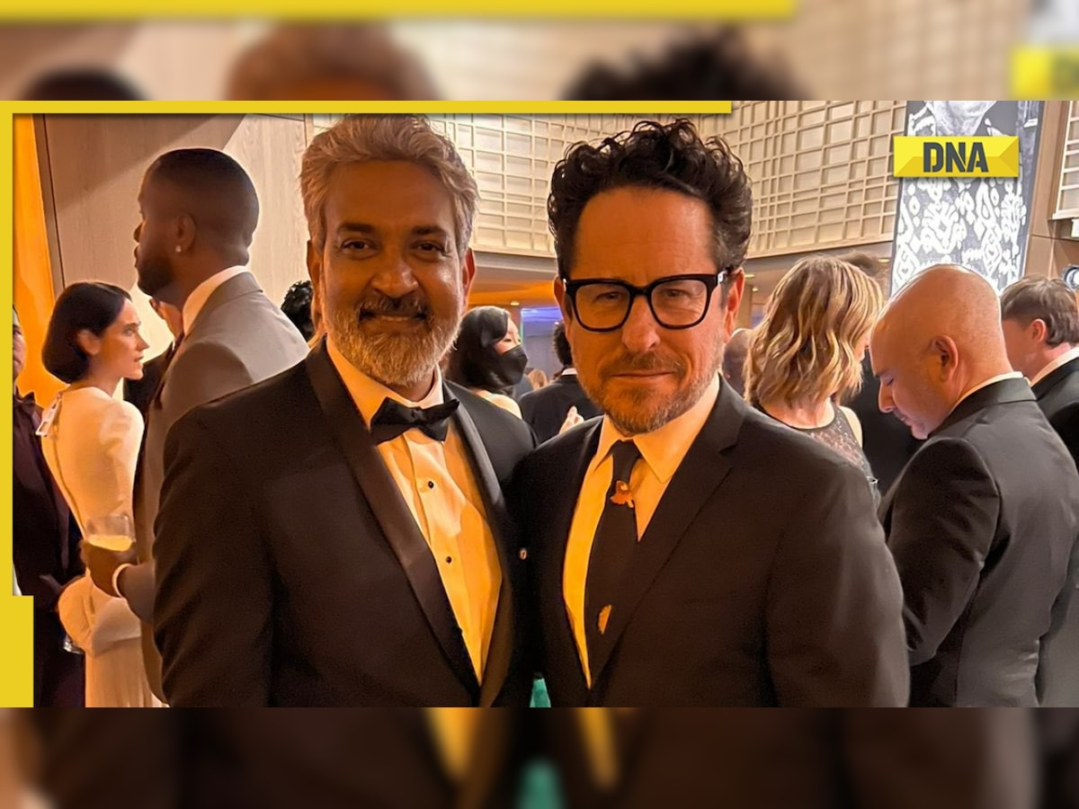 RRR director SS Rajamouli poses with Star Wars director JJ Abrams at Governors Awards, photo goes viral