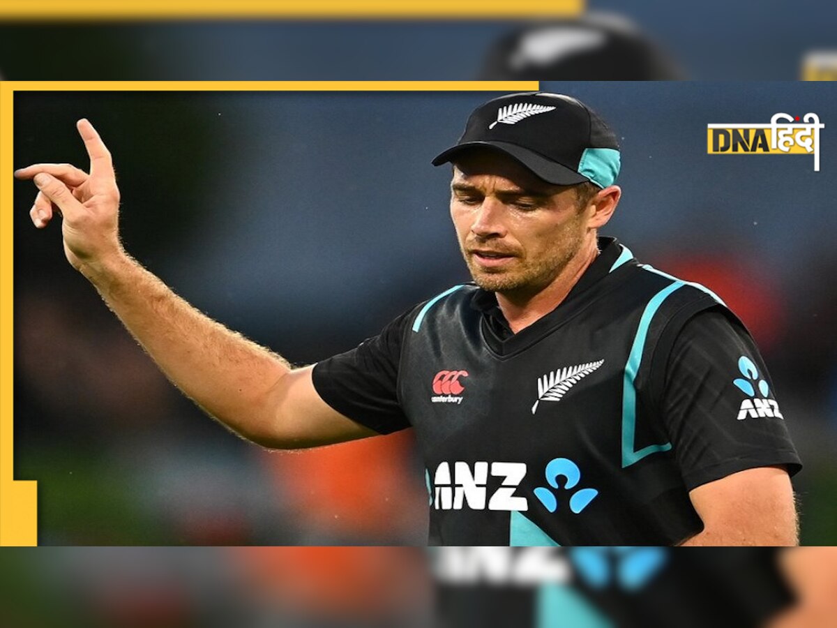 Ind Vs NZ Tim Southee hat-trick: आखिरी ओवर में हैट्रिक लेकर टिम साउदी ने रोकी भारत के रनों की रफ्तार