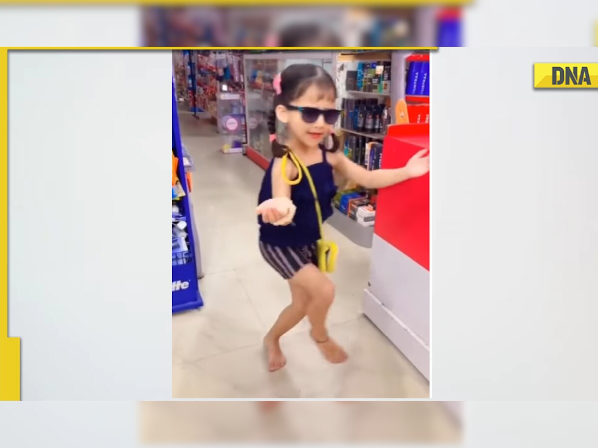 Viral video: Liitle girl leaves netizens flabbergasted with her impressive dance in shop