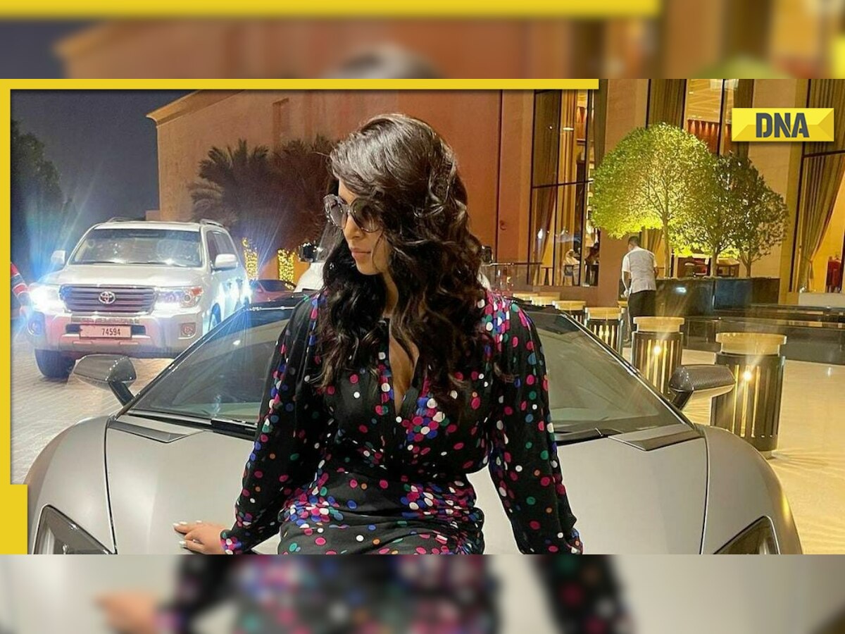 Urvashi Rautela says 'tu bin bataaye le chal kahin' as she poses with Lamborghini