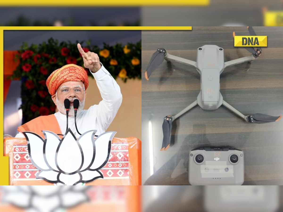 PM security breach Drone spotted in PM Modi’s public meeting in