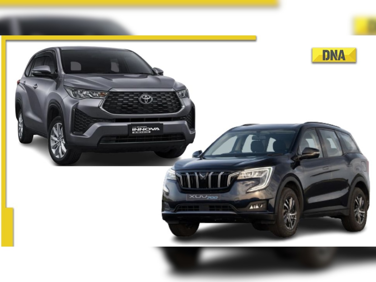 Toyota Innova Hycross vs Mahindra XUV700 spec comparison: Features, engine, safety and more