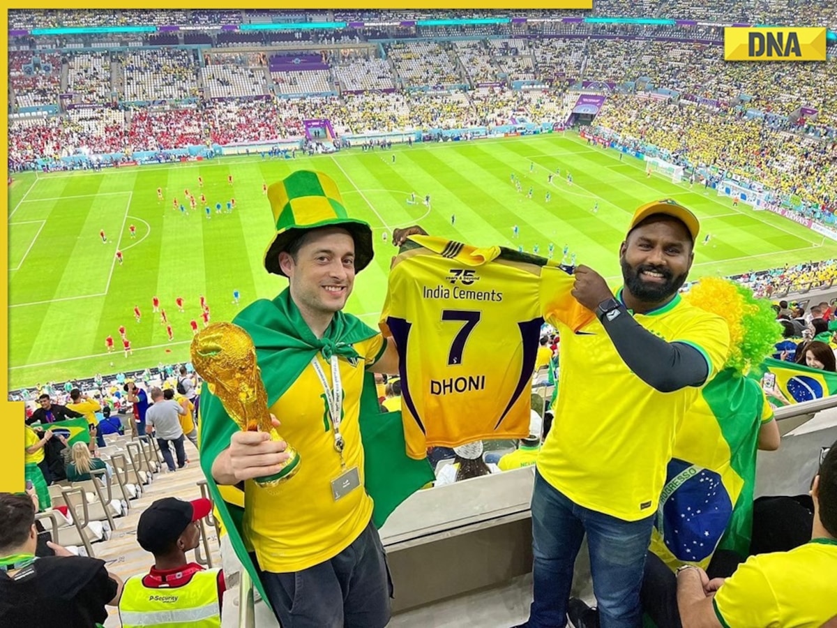 'Everywhere we go..': CSK's tweet wins the internet as they react to fan wearing MS Dhoni's jersey at FIFA World Cup