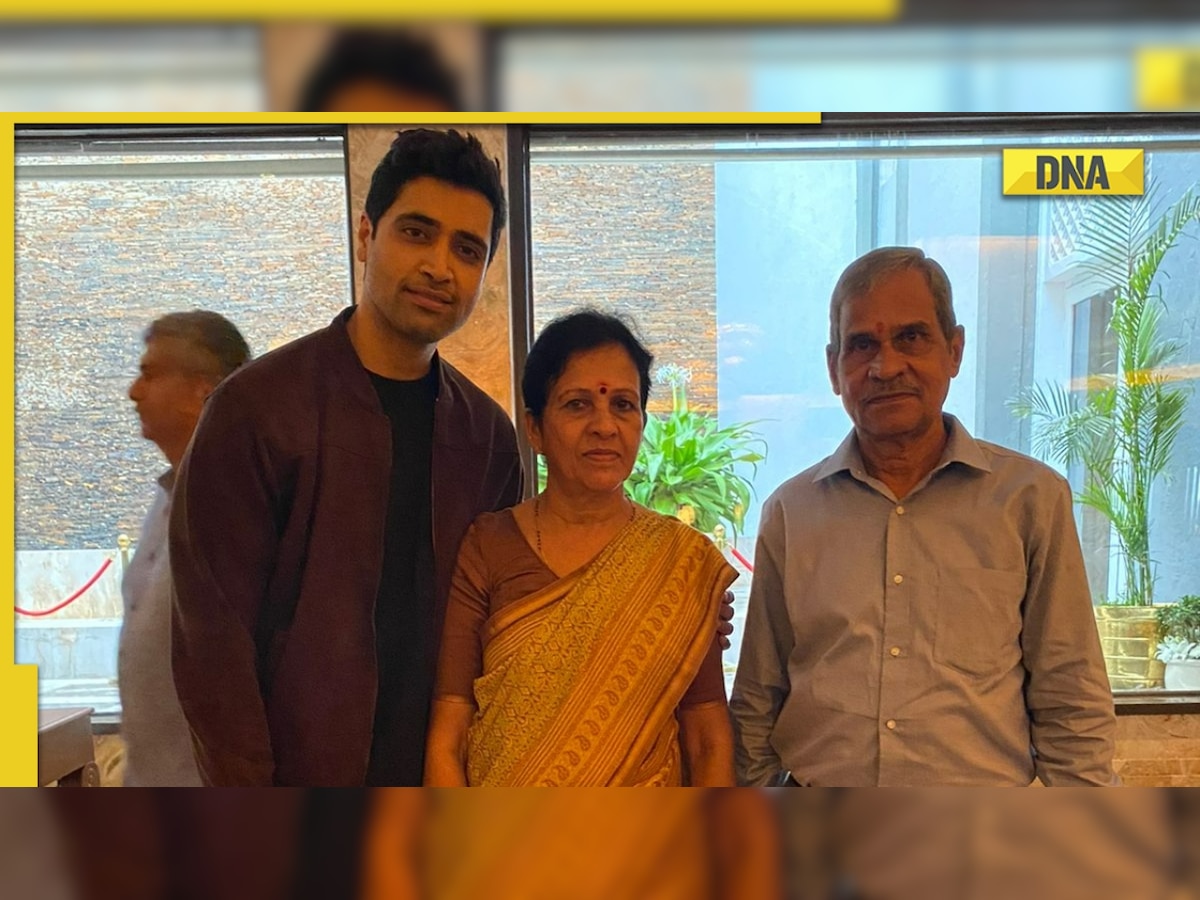 Adivi Sesh visits 26/11 memorial with Major Sandeep Unnikrishnan's parents