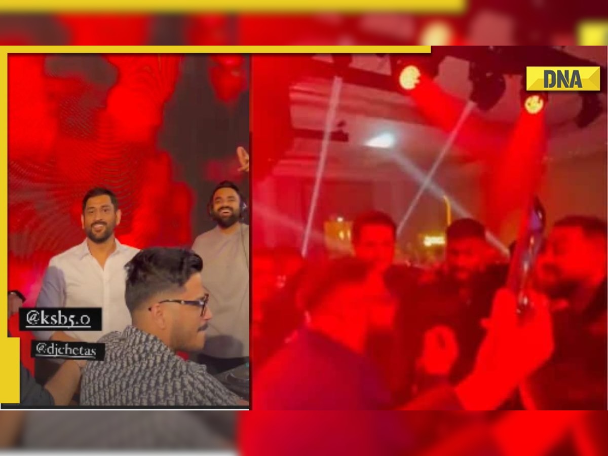 MS Dhoni parties with rapper Badshah, Hardik Pandya and Ishan Kishan in Dubai, video goes viral