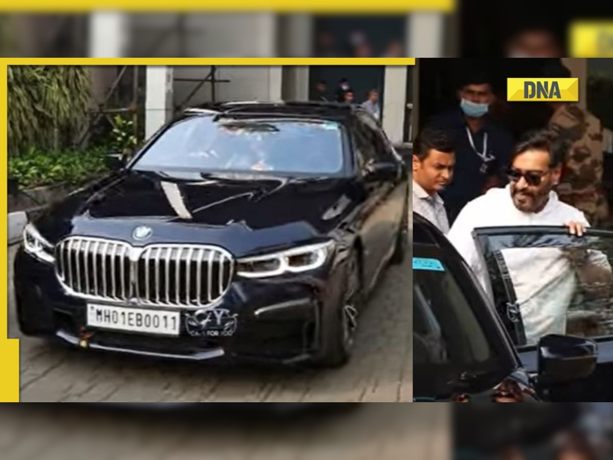 Drishyam 2 star Ajay Devgan spotted in BMW 7-Series luxury sedan, watch video here