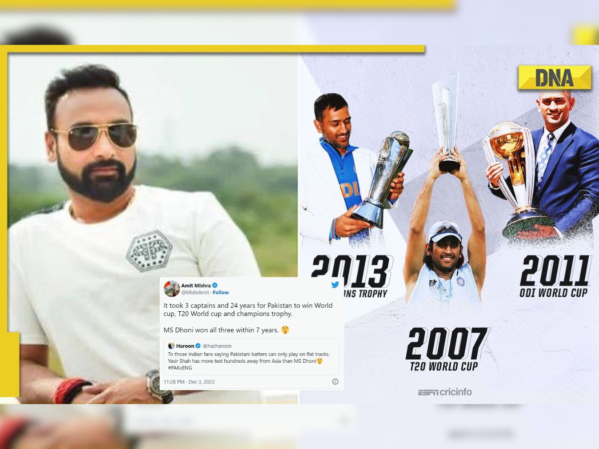 'It took 3 captains and 24 years for PAK to win World Cup': Amit Mishra slams Pakistani fan for mocking MS Dhoni