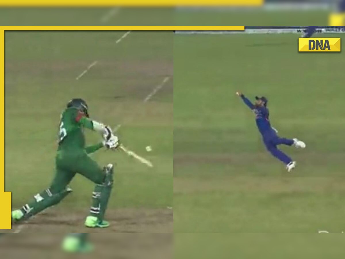 WATCH: Virat Kohli pulls off one-handed catch to send back Shakib Al Hasan during IND-BAN 1st ODI