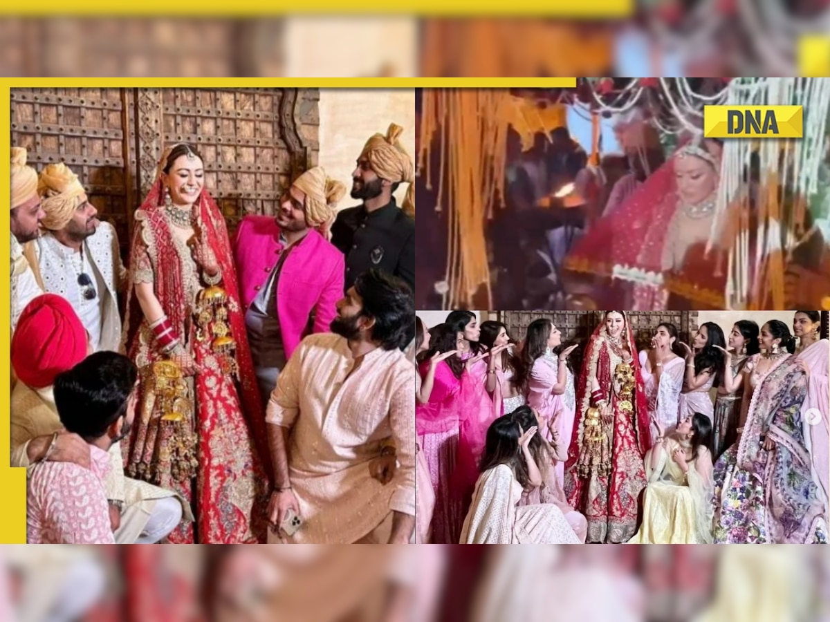 Hansika Motwani walks down the aisle for Sohael Khaturiya, video and photos go viral