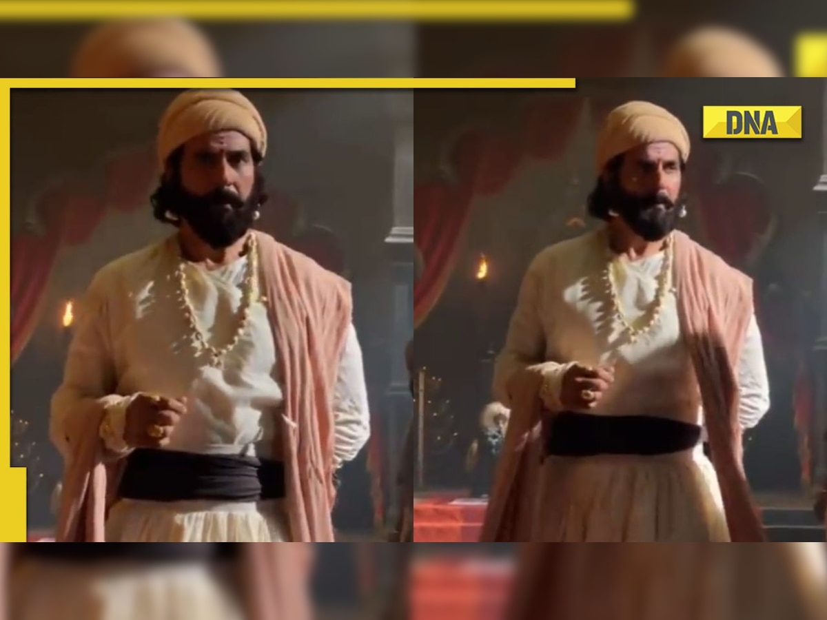 Akshay Kumar gets trolled for his look as Shivaji Maharaj in Veer Daudle Saat, netizens ask 'itni jaldi dhadi muchh...'