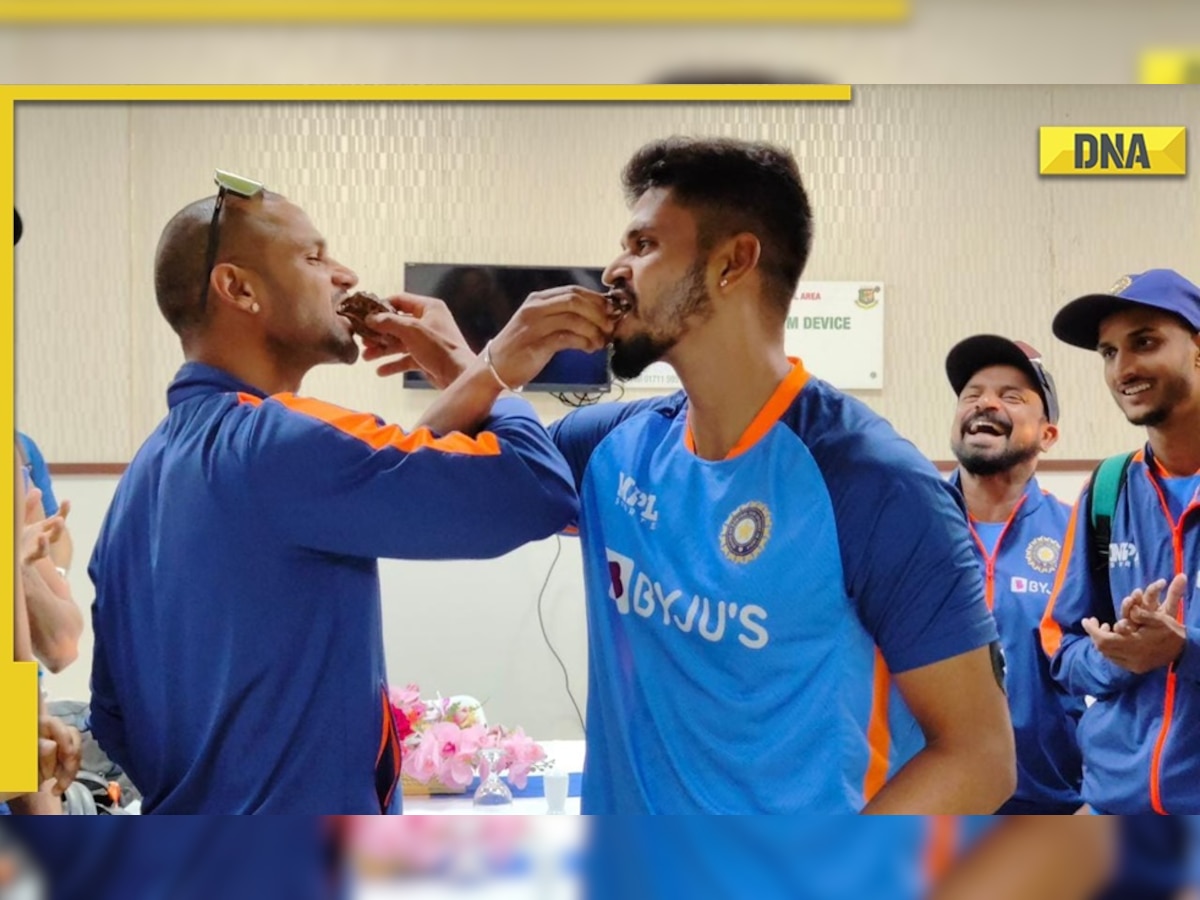 Team India celebrate Shikhar Dhawan-Shreyas Iyer's birthday, BCCI shares pics