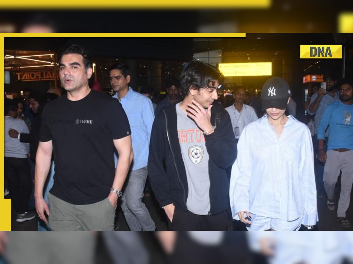 Malaika Arora-Arbaaz Khan receive Arhaan at the airport, netizens go gaga over former couple's co-parenting skills