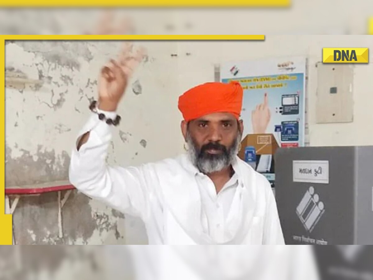 Bharatbhai Veljibhai Solanki, Gujarat Congress candidate, ties noose around neck, alleges EVM tampering