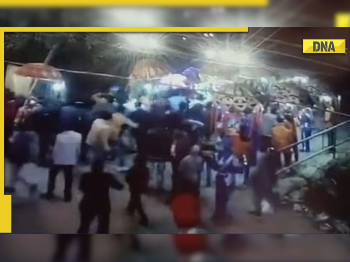 UP groom's 'buggy' falls into deep drain during procession, video goes viral