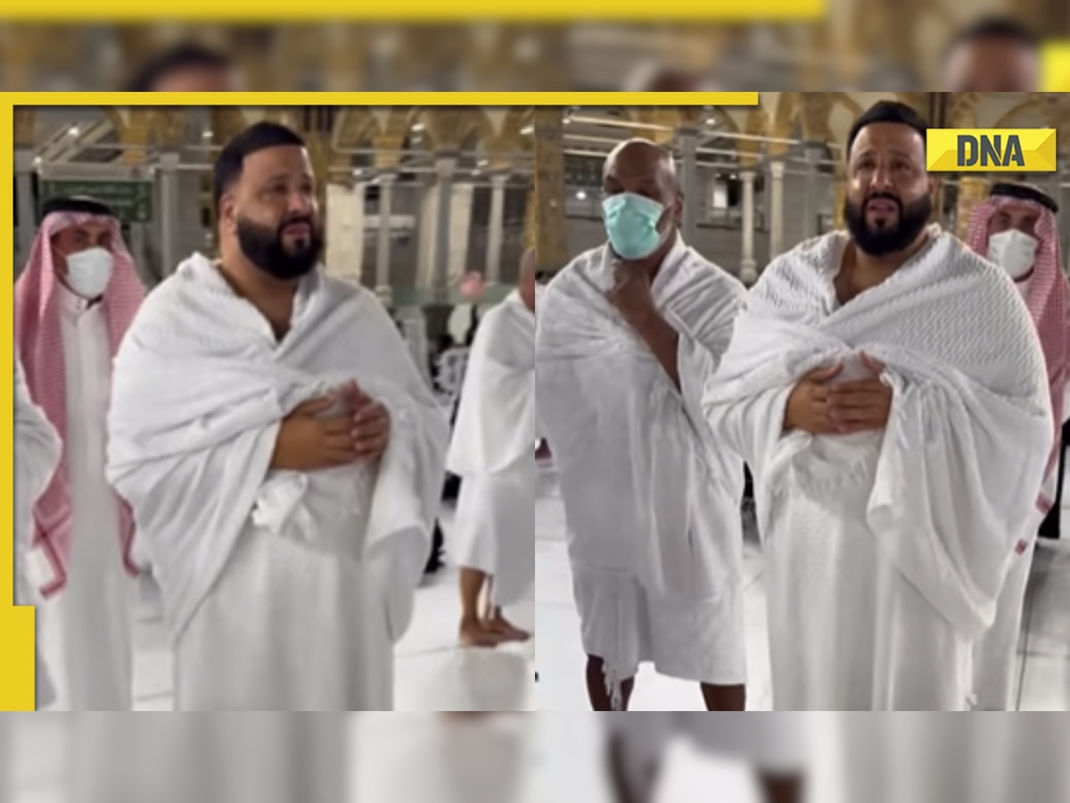 DJ Khaled breaks down while performing Umrah in Mecca with Mike Tyson