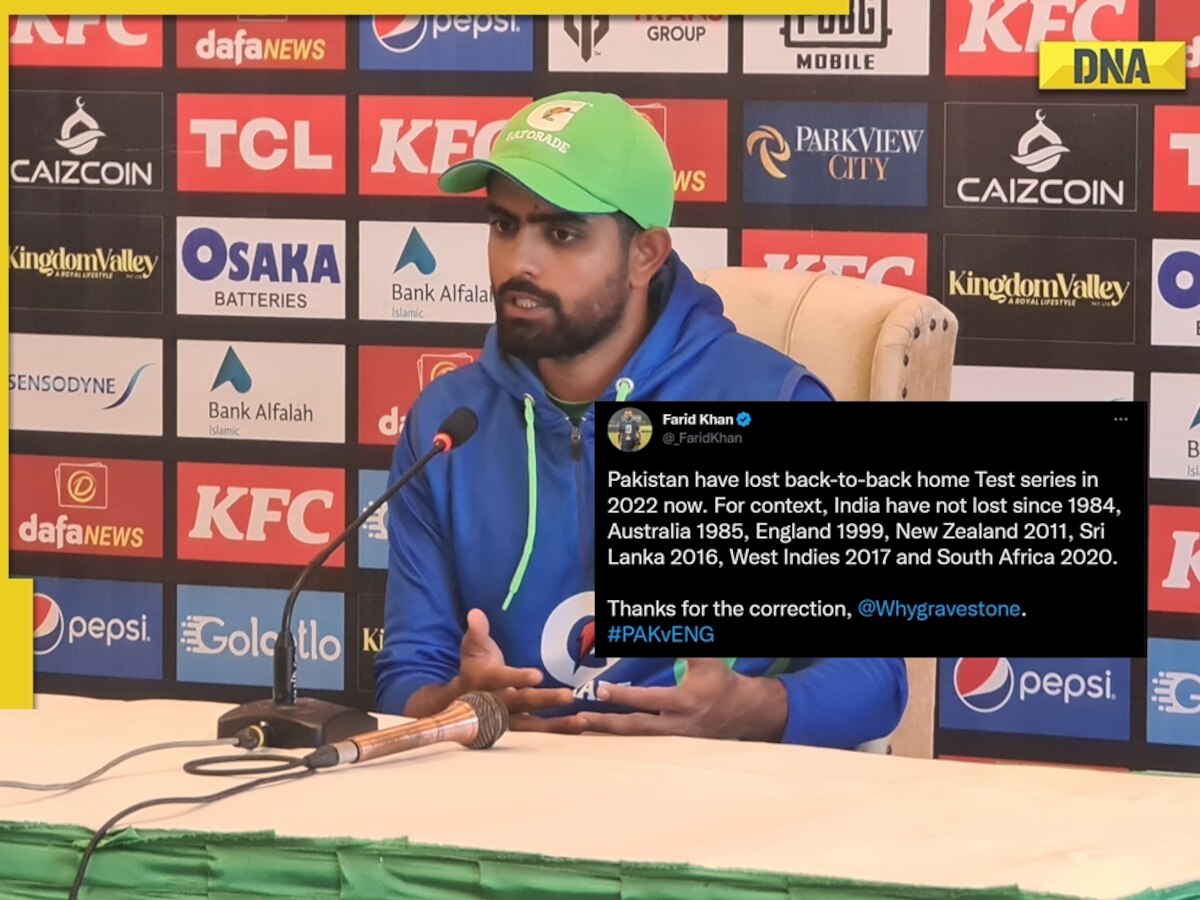 'India lost 2 Tests at home in 10 years, Pakistan lost 3 Tests in 2022': Fans brutally troll Babar Azam's side