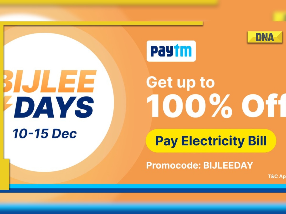 Paytm launches Bijlee Days with up to 100 cashback on electricity