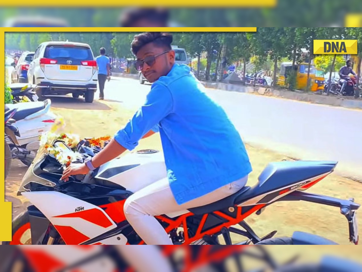 Viral video: Man buys KTM sports bike by paying 112 bags of Re 1 coin