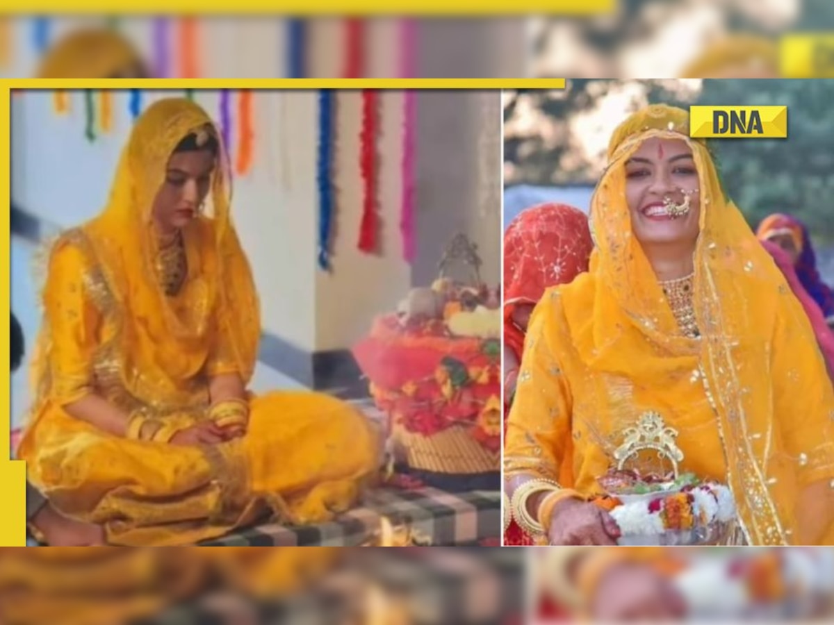 Rajasthan woman marries Lord Vishnu in response to society's pressure, video goes viral