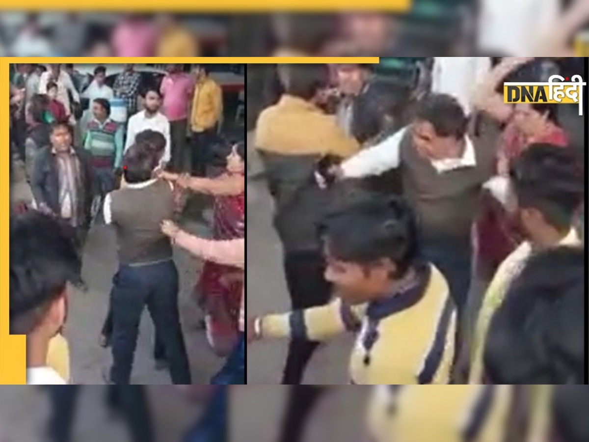 पटवारी की पिटाई का Video, 4 साल पहले ली थी रिश्वत पर नहीं किया काम  