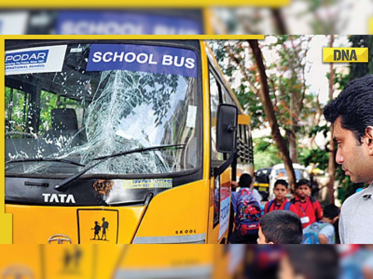 Uttar Pradesh: Bus carrying school children overturns in Prayagraj, several injured