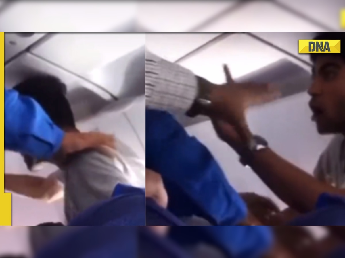 'You don't know who I am..': Man fights with co-passenger on flight, viral video