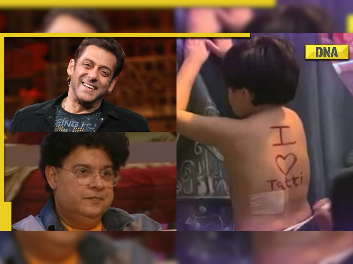 Bigg Boss 16: Salman Khan schools Sajid Khan for writing 'I love Tatti' on Abdu Rozik's back on Nimrit Kaur's birthday