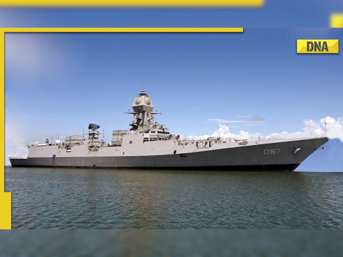 INS Mormugao to be commissioned into Indian Navy today: Know all about the guided missile destroyer